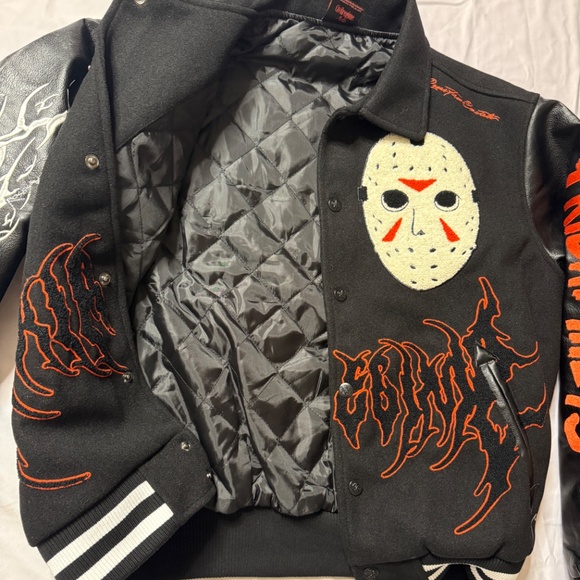 Civil Regime x Friday the 13th Varsity Jacket Medium OS - Picture 6 of 8